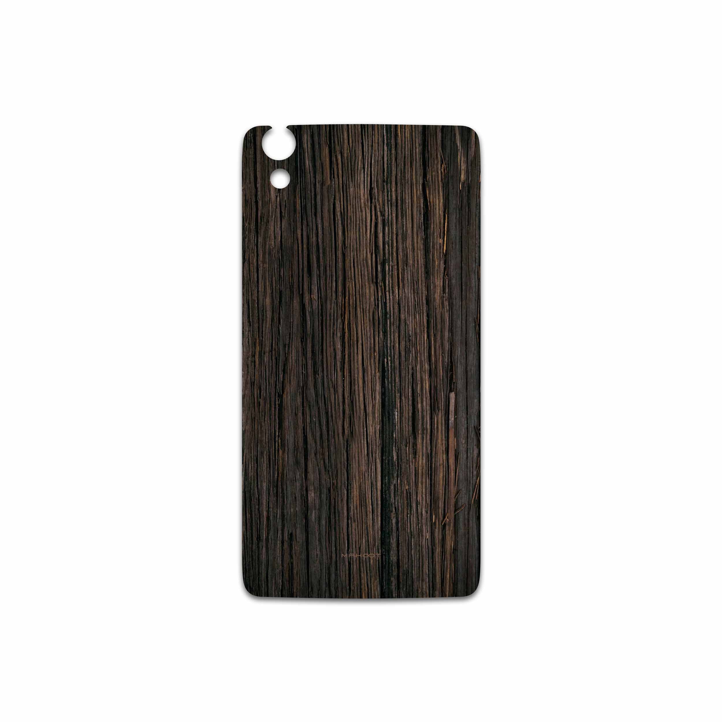 برچسب پوششی ماهوت مدل Burned Wood مناسب برای گوشی موبایل بلک بری DTEK 50