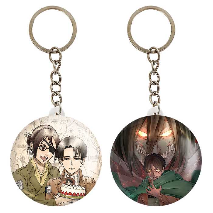 جاکلیدی خندالو مدل هانجی و لیوای و ارن یگر و حالت تایتانی انیمه اتک آن تایتان کد 1098810993 مجموعه 2 عددی 