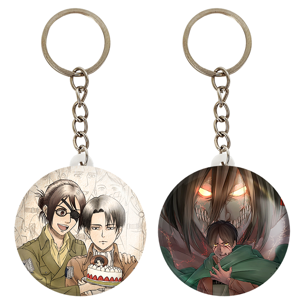 جاکلیدی خندالو مدل هانجی و لیوای و ارن یگر و حالت تایتانی انیمه اتک آن تایتان کد 1098810993 مجموعه 2 عددی 