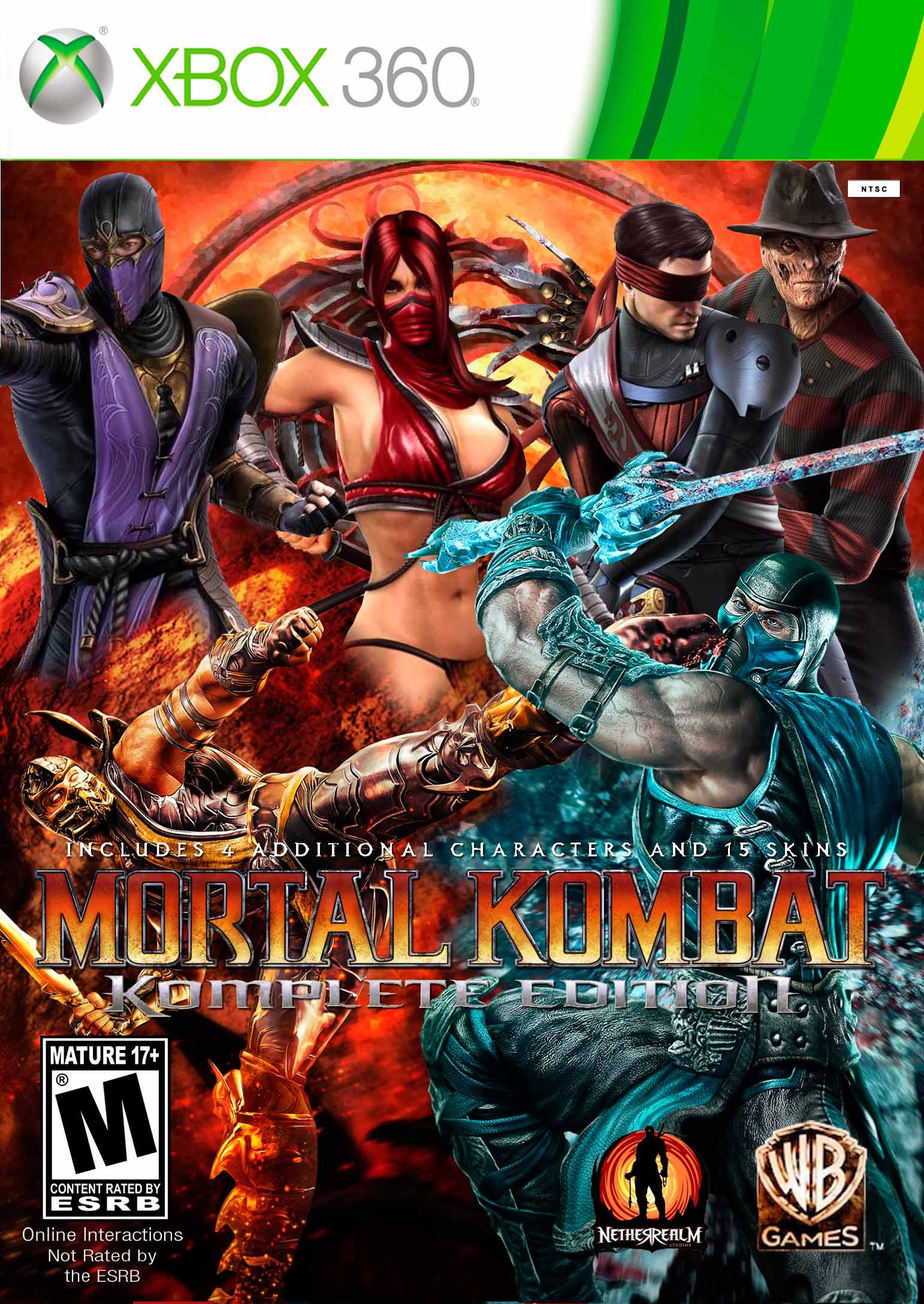 بازی ایکس باکس 360 mortal kombat komplete edition