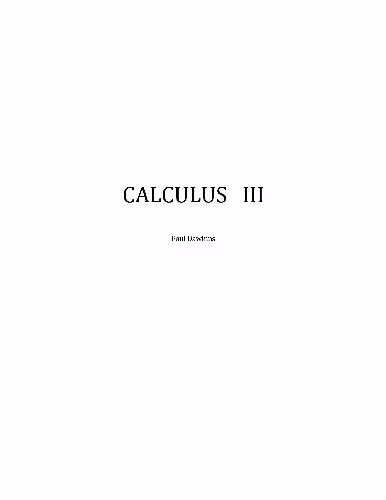 خرید و دانلود نسخه کامل کتاب Calculus III