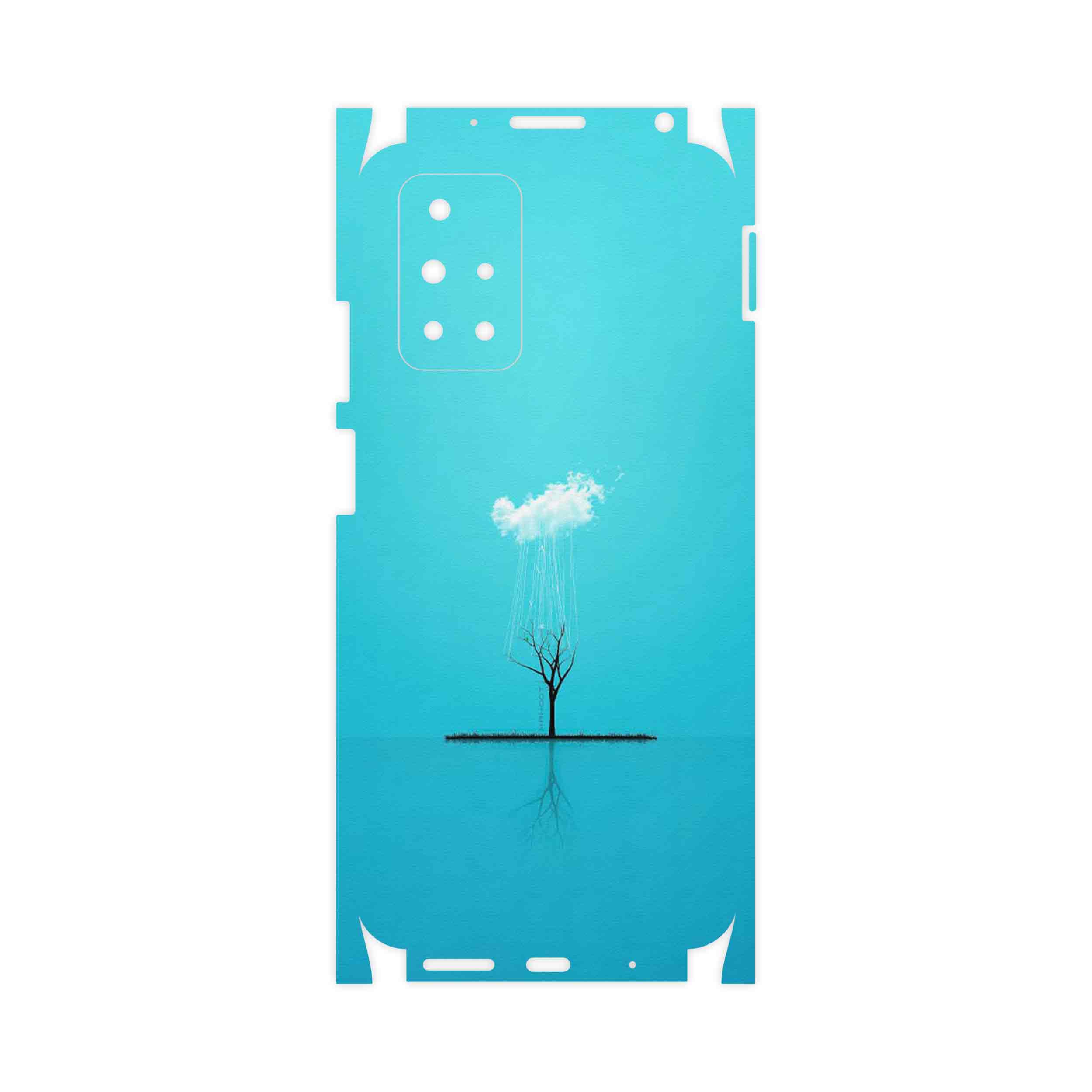 برچسب پوششی ماهوت مدل Minimal Tree-FullSkin مناسب برای گوشی موبایل شیائومی Redmi 10