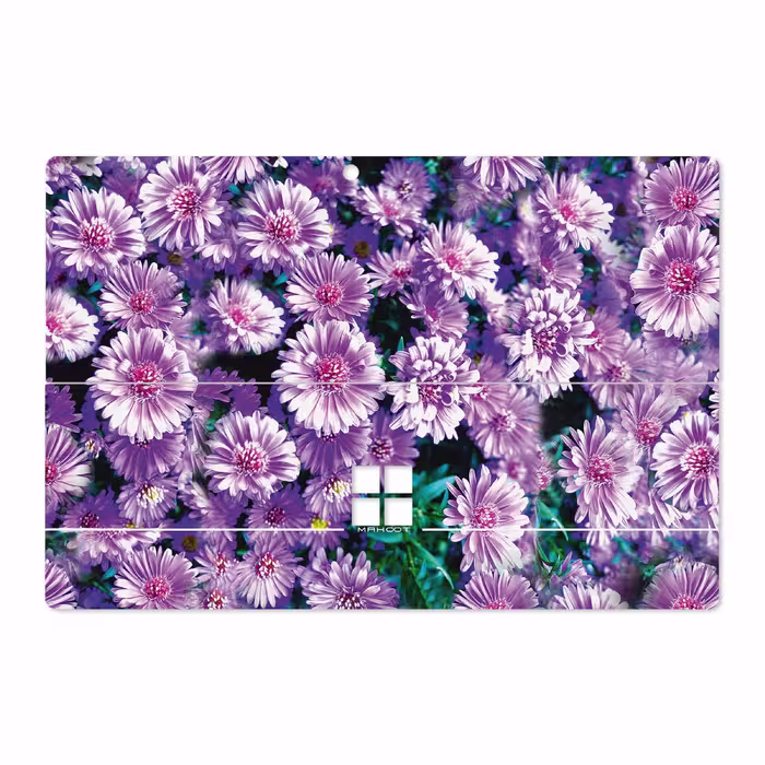 برچسب پوششی ماهوت مدل Purple-Flower مناسب برای تبلت مایکروسافت Surface Pro 4 2015