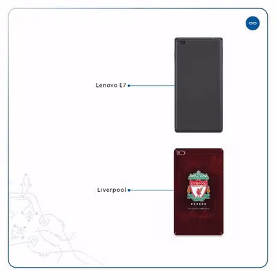 برچسب پوششی ماهوت مدل Liverpool مناسب برای تبلت لنوو E7