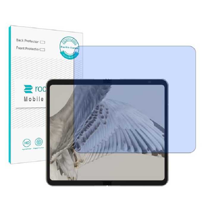 گلس گوگل Pixel Fold مدل نانو هیدروژل آنتی بلو برند راک اسپیس کد28091 سایز L