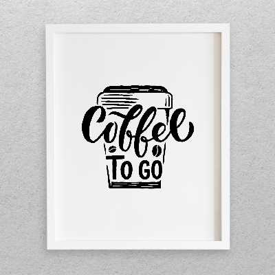 تابلو مدل نوشته انگلیسی طرح COFFEE کد 719