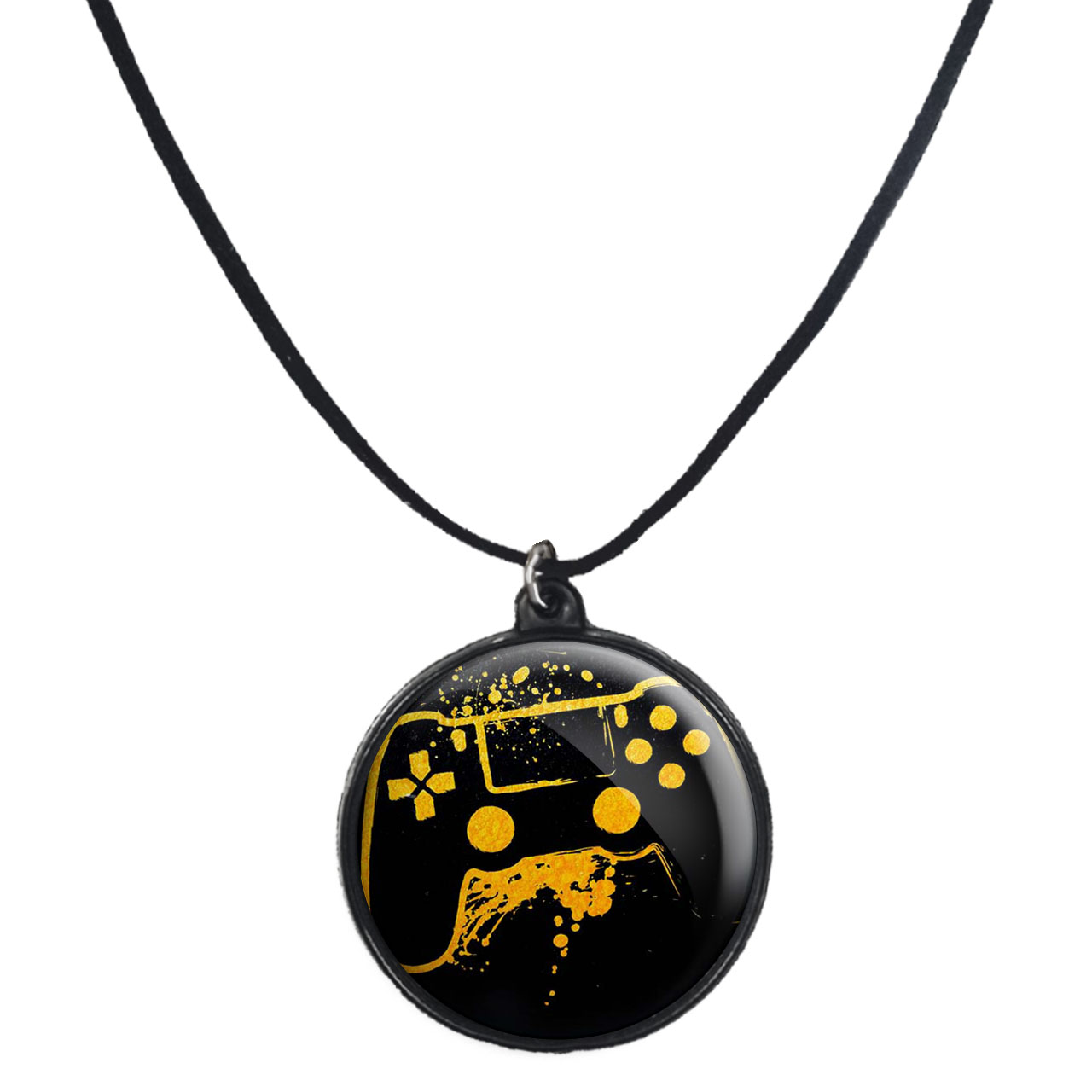 گردنبند پرمانه طرح گیمر کد pmb.1743 مدل دو طرفه