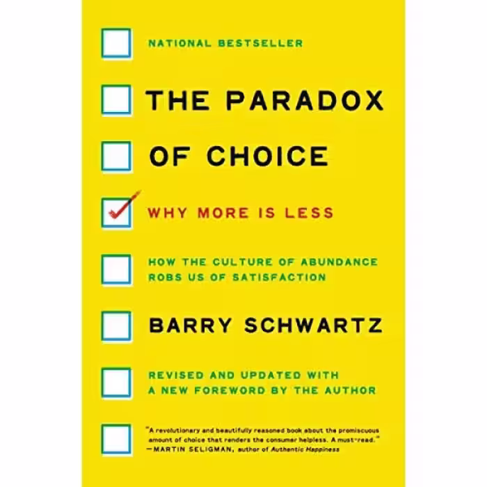 کتاب The Paradox of Choice اثر Barry Schwartz انتشارات تازه ها