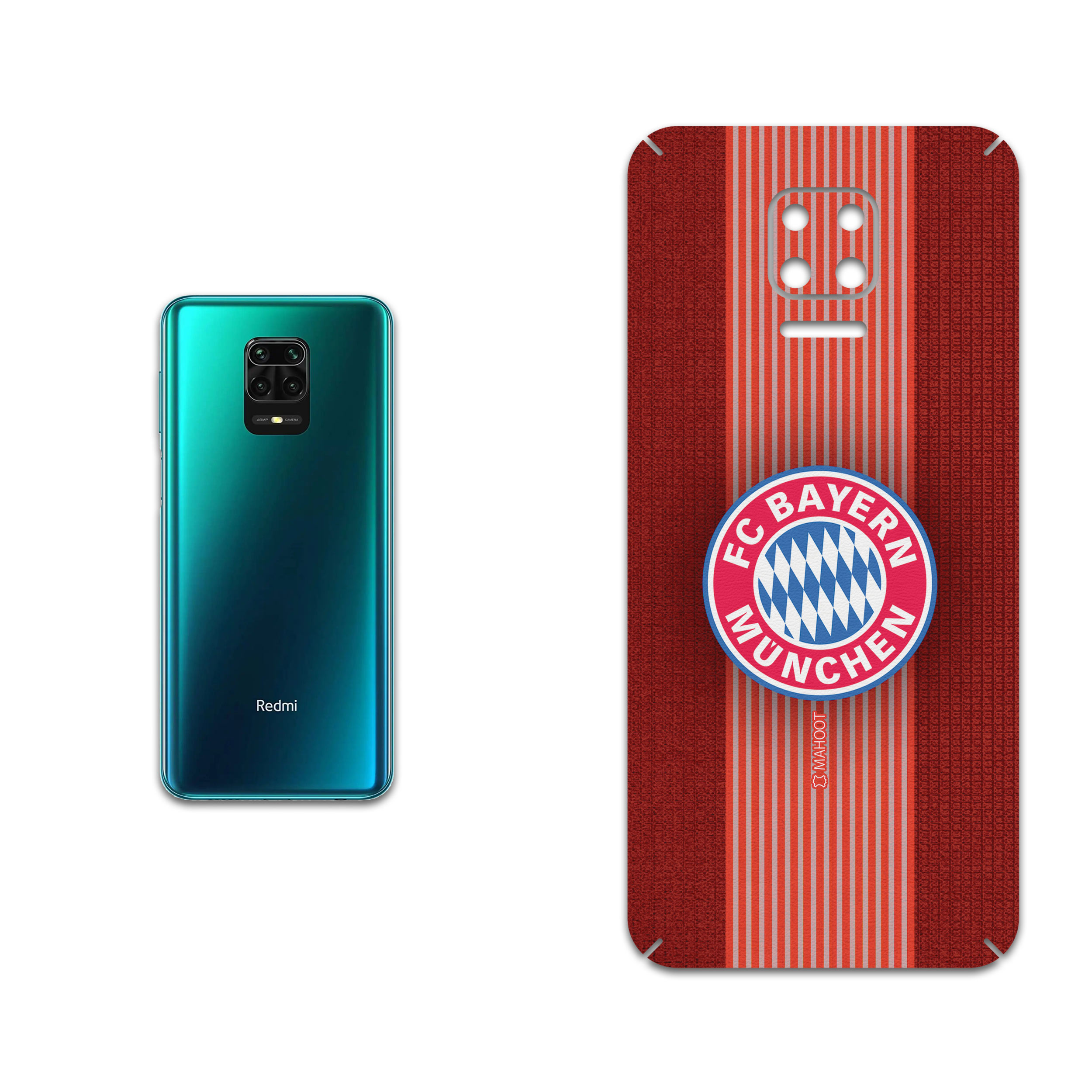 برچسب پوششی ماهوت مدل Bayern-Munchen-FC مناسب برای گوشی موبایل شیائومی Redmi Note 9S