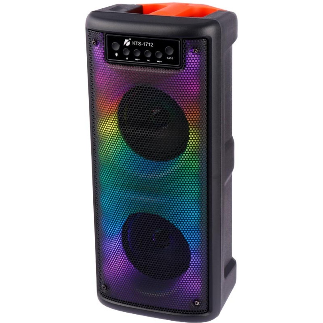 اسپیکر بلوتوثی رم و فلش خور KTS-1712 2 عدد 4 اینچی