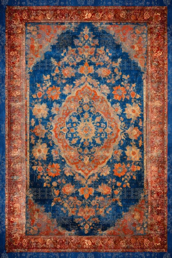 فرشینه و قالیچه مدرن مناسب حال و پذیرایی  کد 126