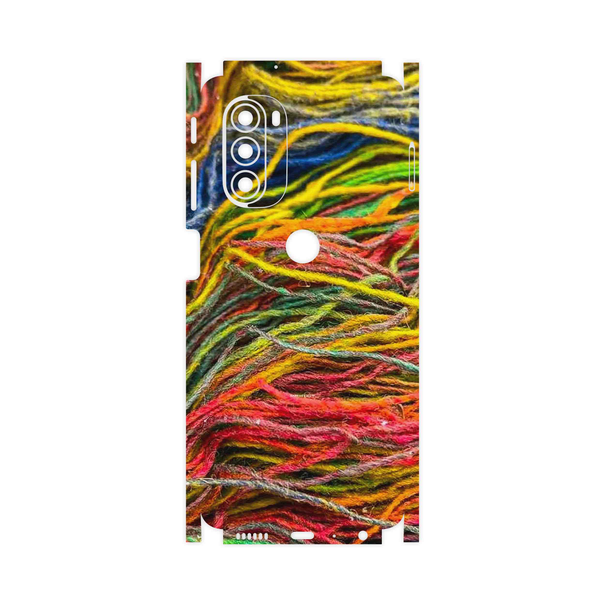 برچسب پوششی ماهوت مدل Fabric Texture 9-FullSkin مناسب برای گوشی موبایل موتورولا Moto G51 5G