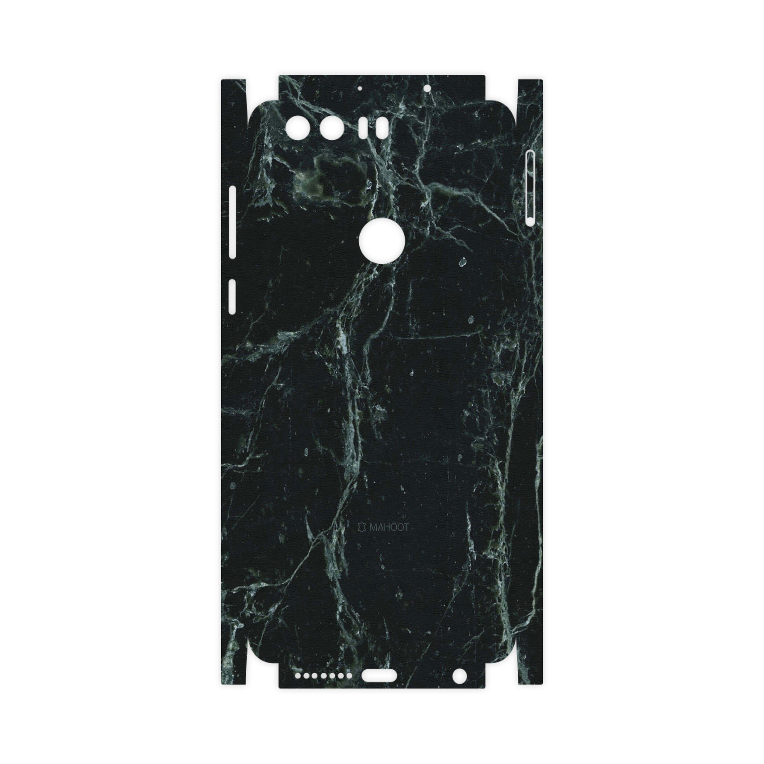برچسب پوششی ماهوت مدل Graphite-Green-Marble-FullSkin مناسب برای گوشی موبایل آنر 8