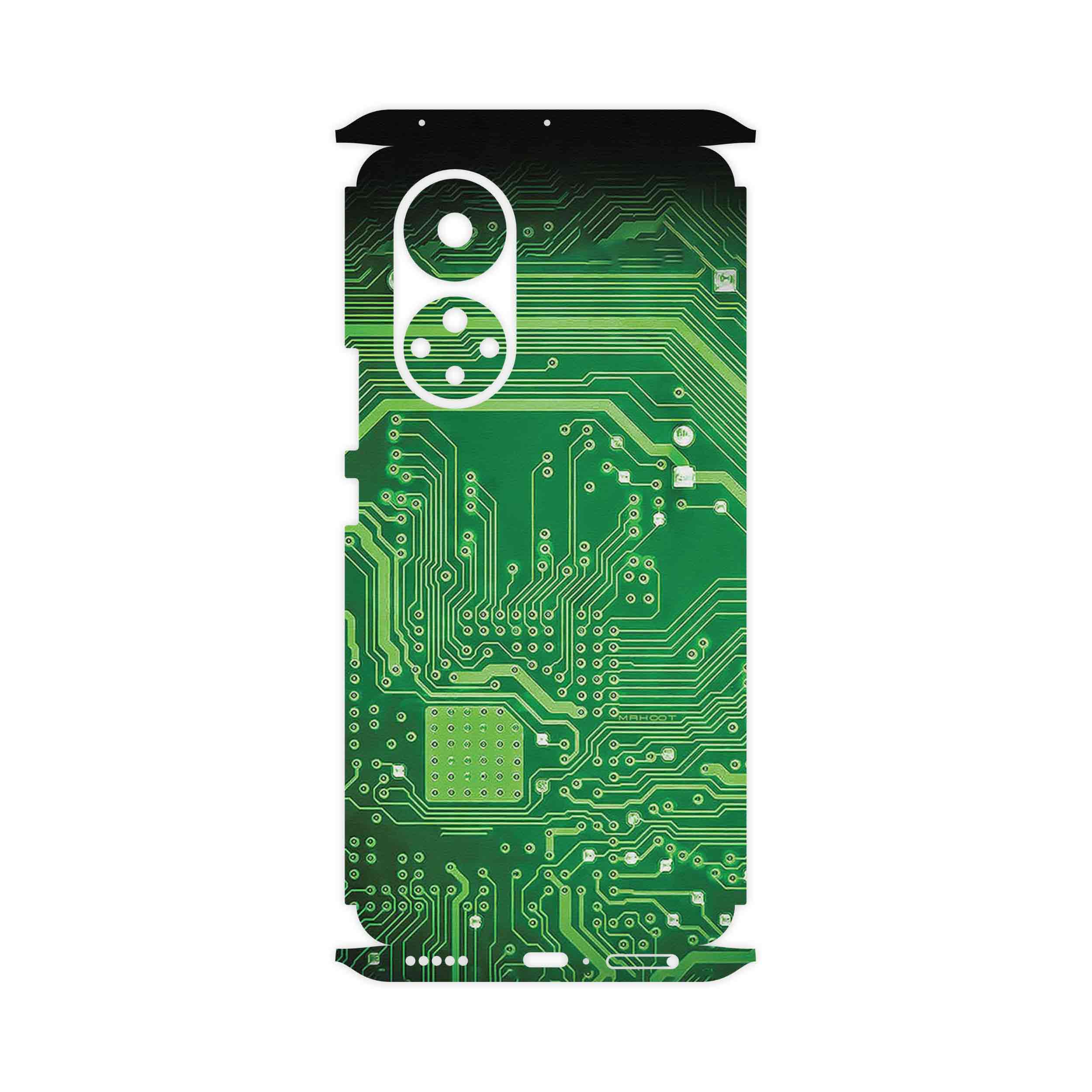برچسب پوششی ماهوت مدل Green_Printed_Circuit_Board-FullSkin مناسب برای گوشی موبایل آنر 50