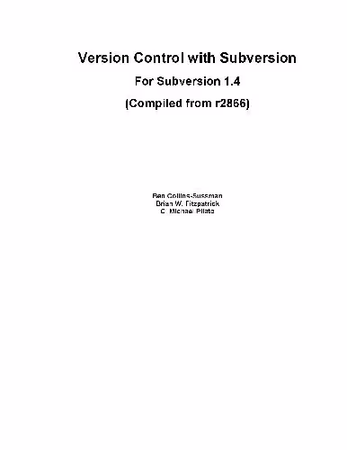 خرید و دانلود نسخه کامل کتاب Version Control with Subversion v1.4