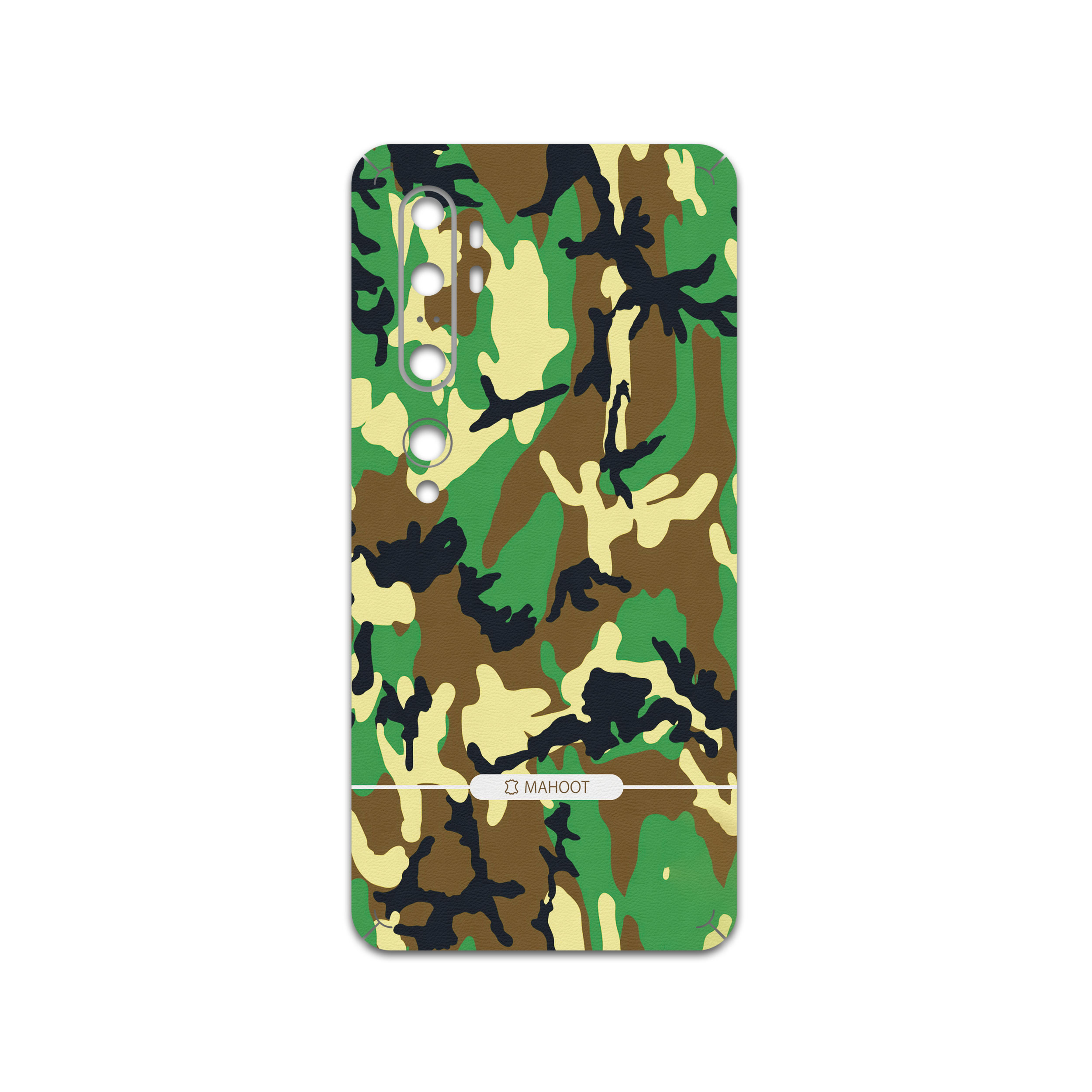 برچسب پوششی ماهوت مدل Army-Green1-Pattern مناسب برای گوشی موبایل شیائومی Mi Note 10