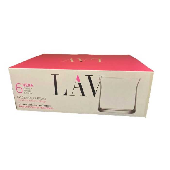 لیوان لاو مدل VRA357F مجموعه 6 عددی
