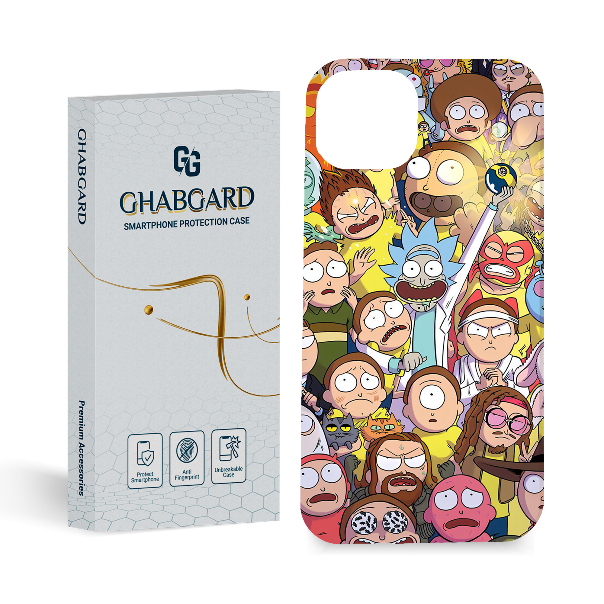 کاور قاب گارد مدل پسرانه مناسب برای گوشی موبایل اپل iphone 13