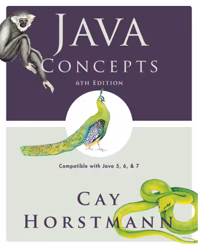 خرید و دانلود نسخه کامل کتاب Java Concepts: Compatible with Java 5, 6 and 7