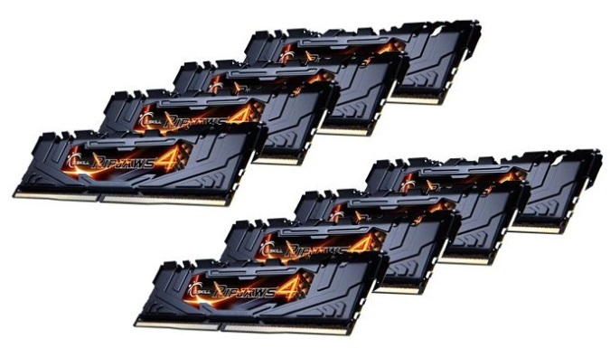 رم جی اسکیل Ripjaws 4 64GB 8GBx8 2400Mhz CL15 DDR4