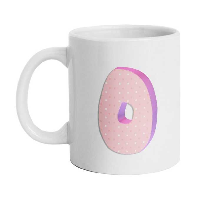 ماگ دارلی طرح حرفO مدل MG2528