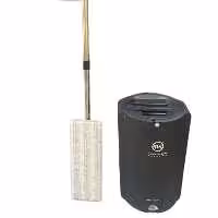 تی تخت گرد سطل دار 3 یدک ws مشکی