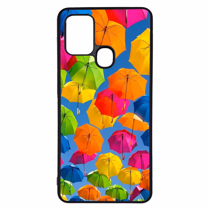 کاور طرح چترهای رنگی کد G-165 مناسب برای گوشی موبایل سامسونگ Galaxy A21s | دیجی قاب دونی