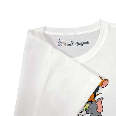 تی شرت بچگانه پرمانه طرح tom and jerry کد pmt.2971