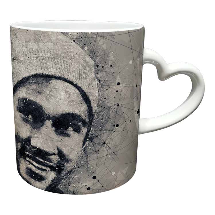 ماگ مدل دسته قلبی طرح نیمار کد 12