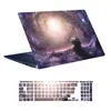 استیکر لپ تاپ توییجین و موییجین طرح Space کد 109 مناسب برای لپ تاپ 15.6 اینچ به همراه برچسب حروف فارسی کیبورد 