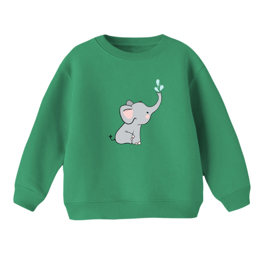 سویشرت بچگانه مدل فیل کد 20 رنگ سبز