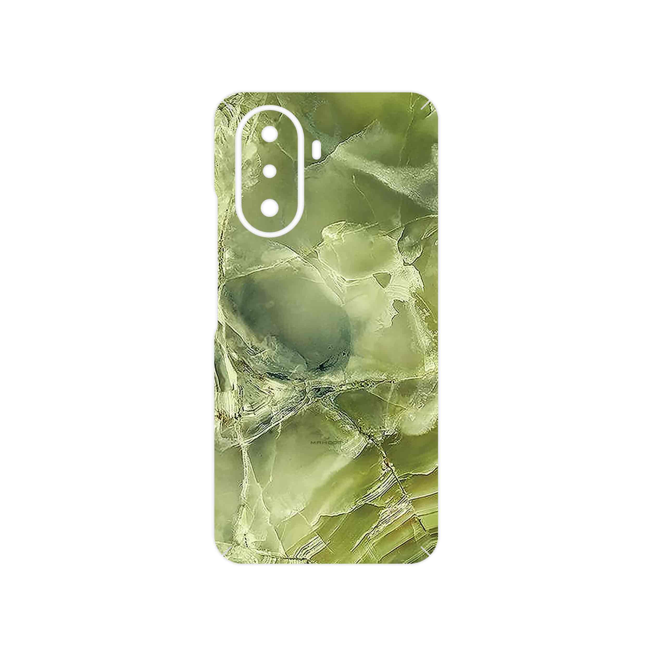برچسب پوششی ماهوت مدل Green_Crystal_Marble مناسب برای گوشی موبایل هوآوی Nova Y70