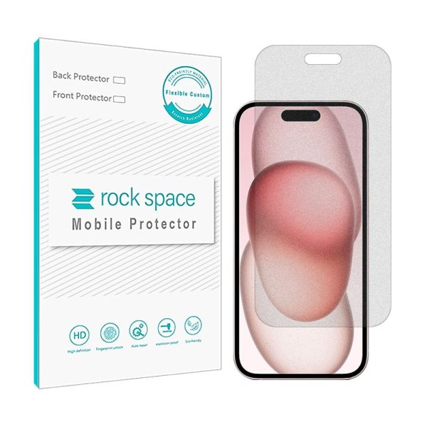 گلس آیفون 15 (iphone 15) مدل نانو هیدروژل گیمینگ برند راک اسپیس کد S