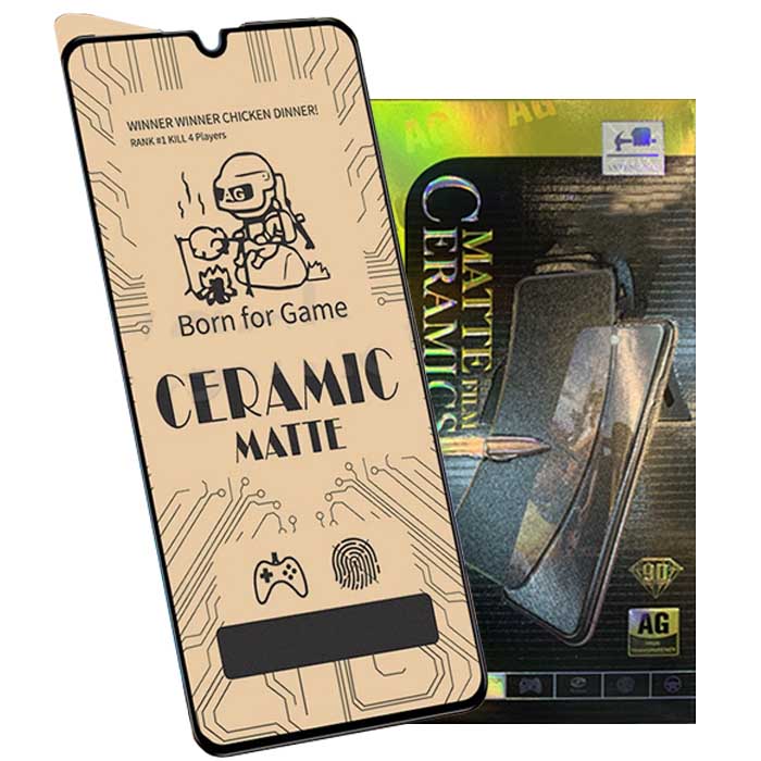 گلس محافظ صفحه نمایش سرامیکی مات شیائومی Mi CC9e