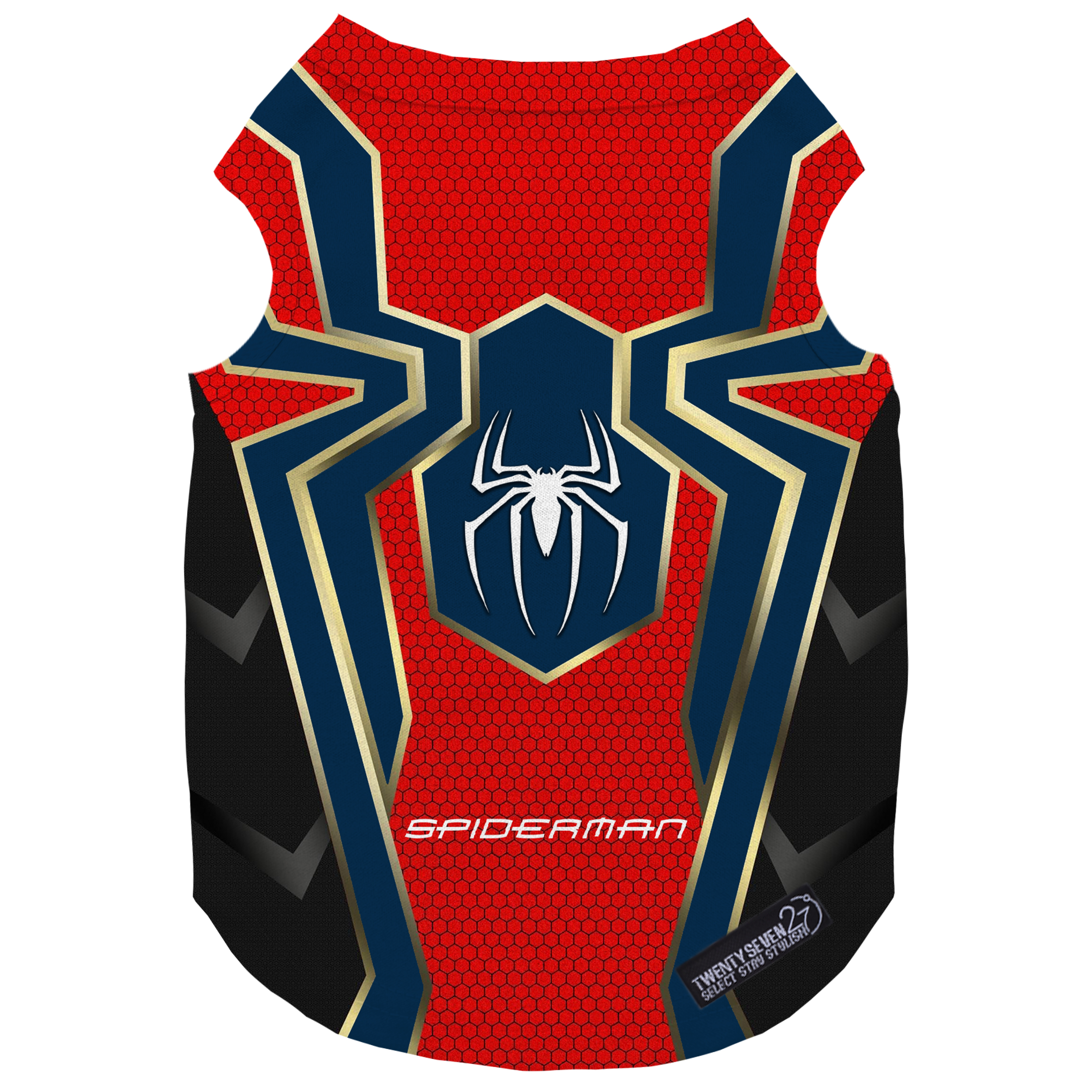 لباس سگ و گربه 27 طرح SpiderMan System کد MH548 سایز XL