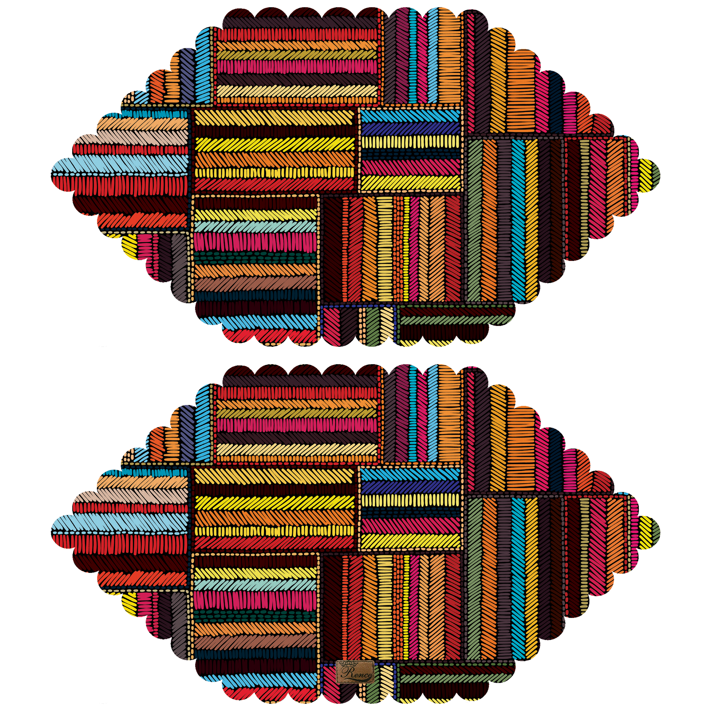 ست رومیزی 2 تکه رنس مدل TT5-42546