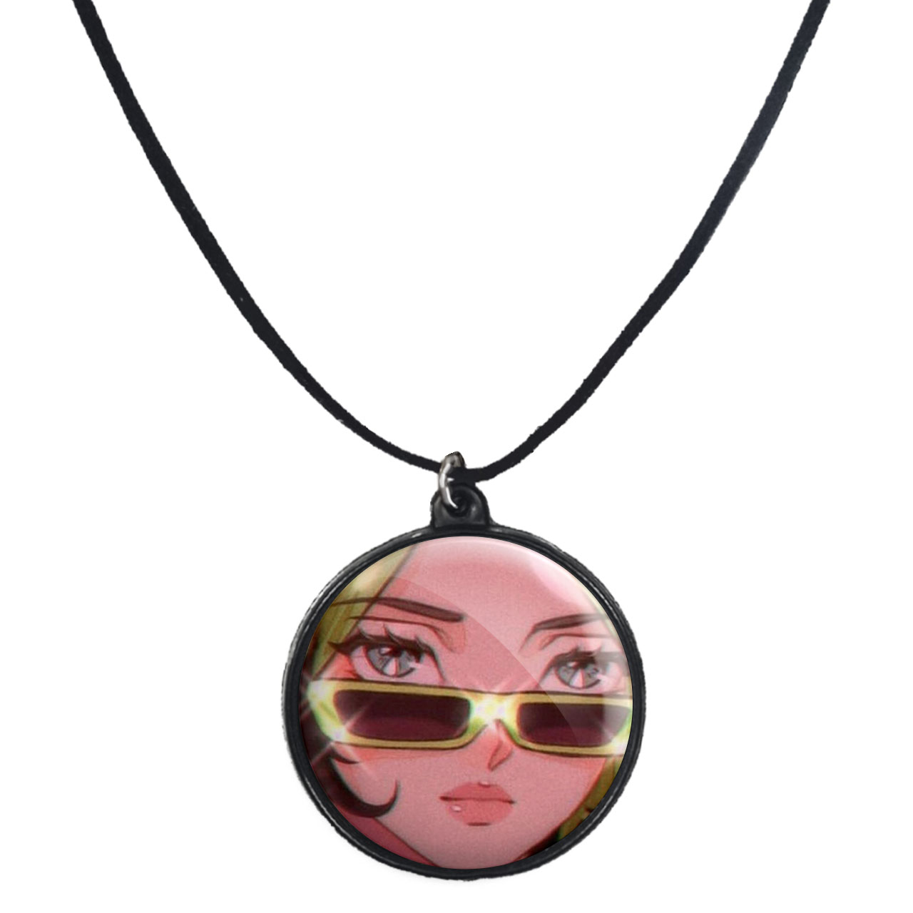 گردنبند پرمانه طرح billie eilish کد pmb.26293مدل دو طرفه