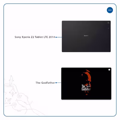 برچسب پوششی ماهوت مدل The Godfather مناسب برای تبلت سونی Xperia Z2 Tablet LTE 2014