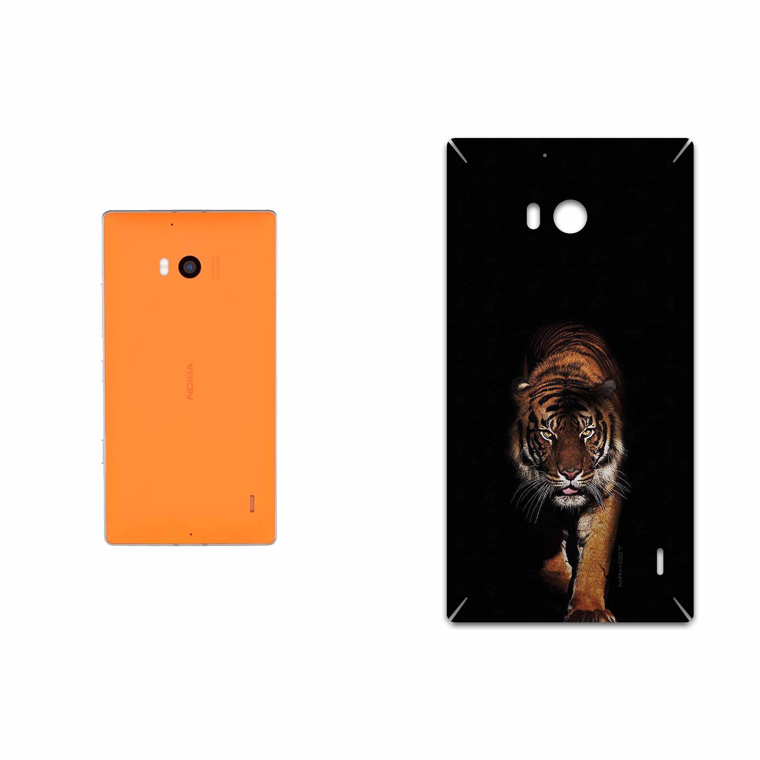 برچسب پوششی ماهوت مدل Wild Tiger مناسب برای گوشی موبایل نوکیا Lumia 930