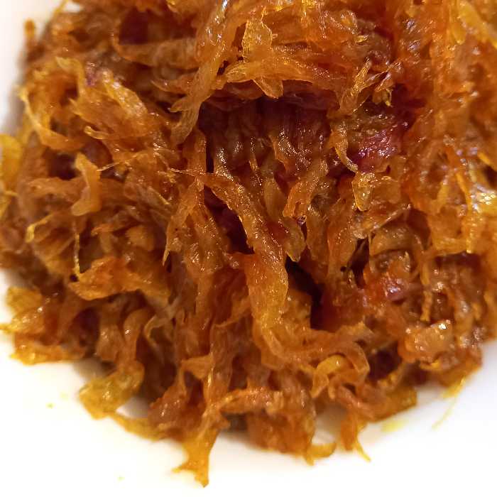 پیاز سرخ کرده طلایی  هم دستی هم دستگاهی در وزن های مختلف تقدیم حضور میگردد