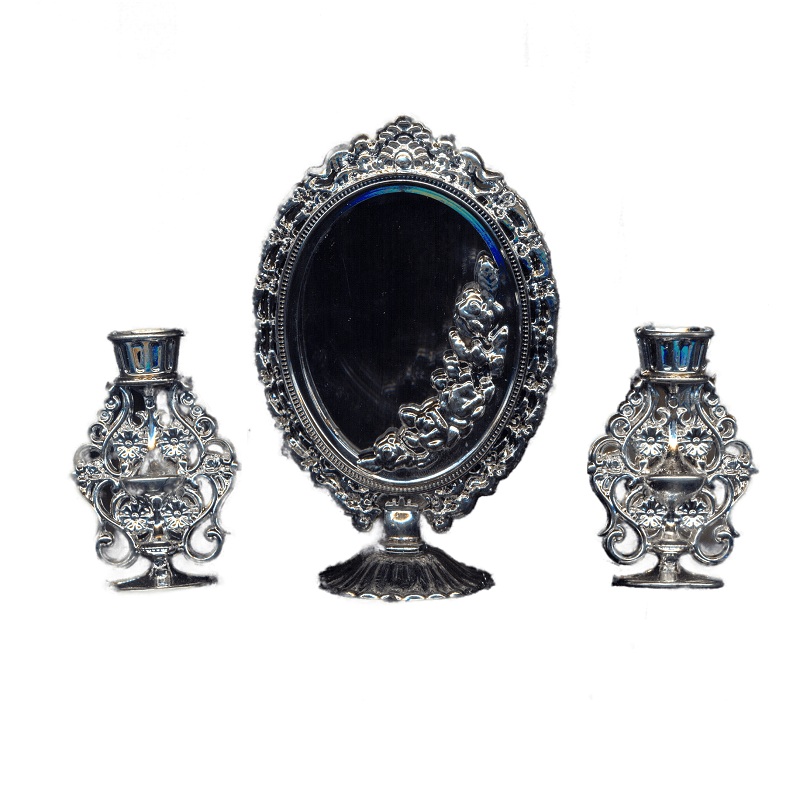 آینه و شمعدان مدل تاج