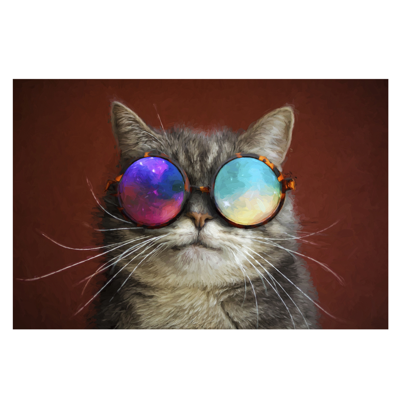 تابلو شاسی طرح گربه کد 0259