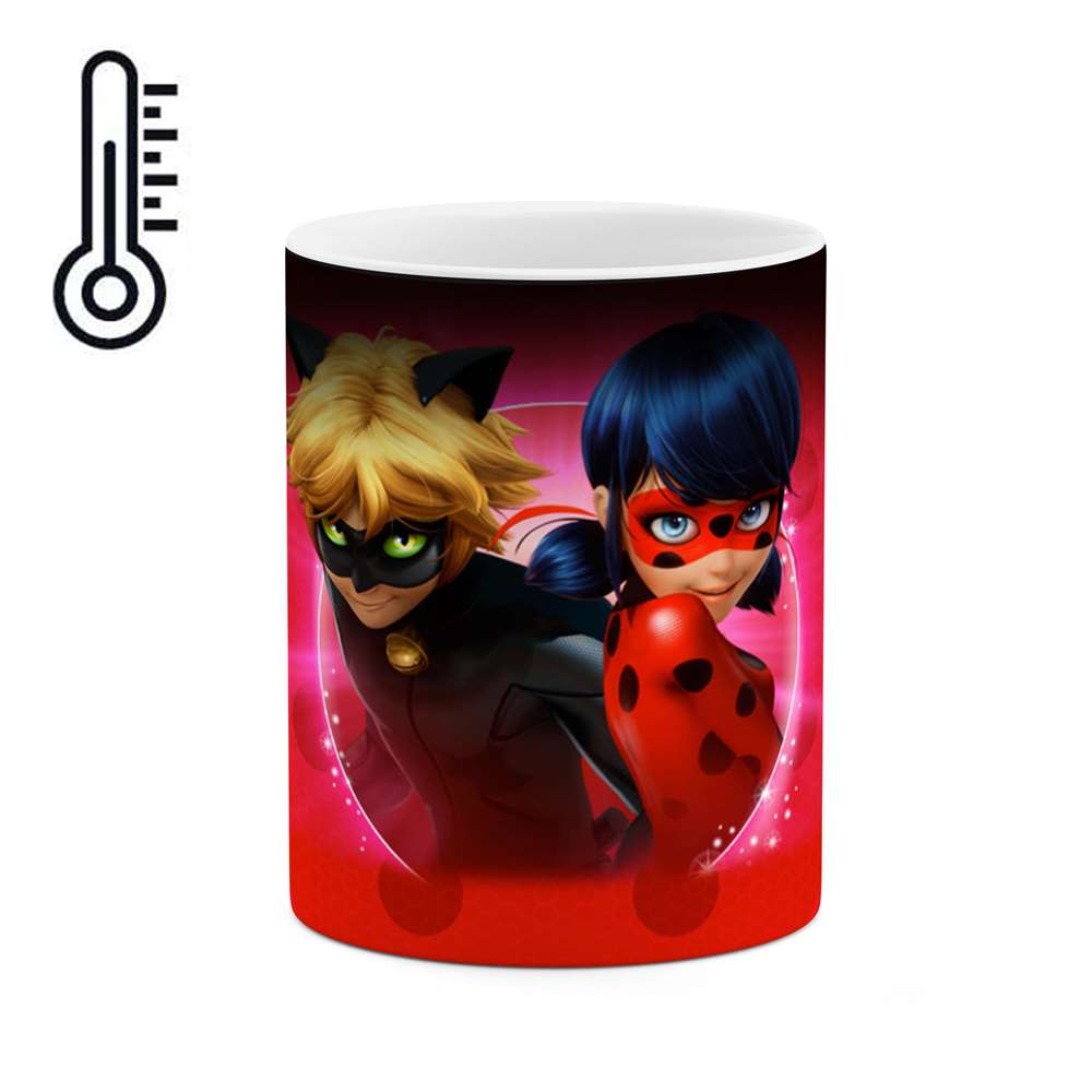 ماگ حرارتی طرح انیمیشن دختر کفشدوزکی مدل mgph13373