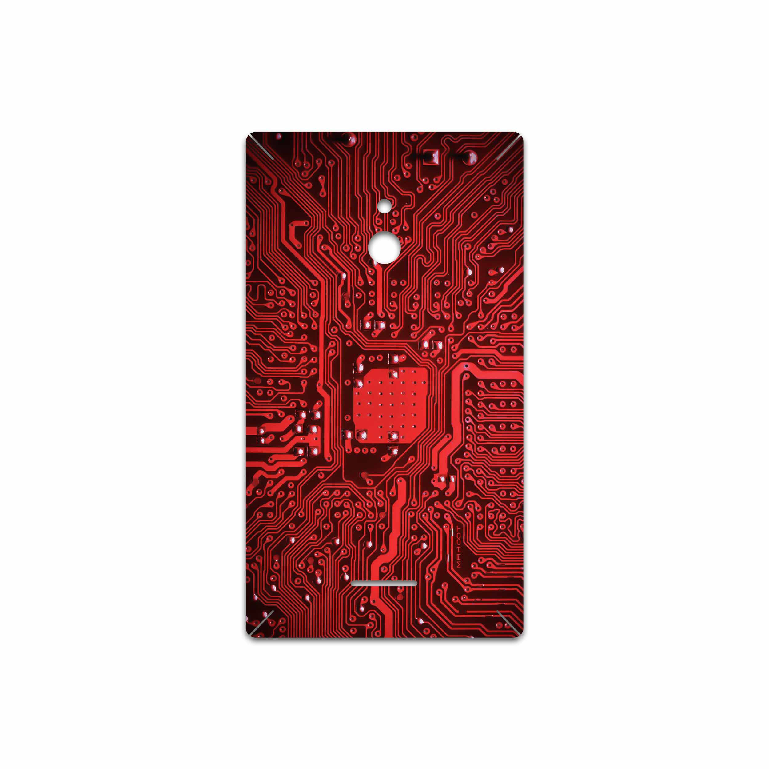 برچسب پوششی ماهوت مدل Red Printed Circuit Board مناسب برای گوشی موبایل نوکیا XL