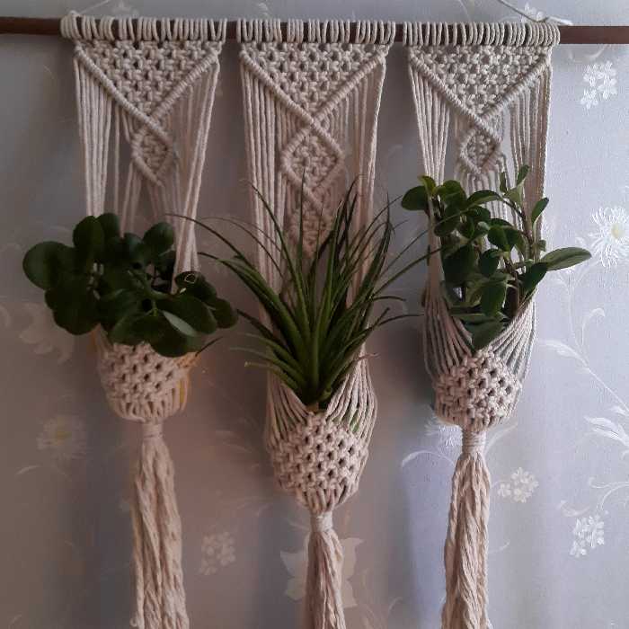 آویز گلدان سه تایی 