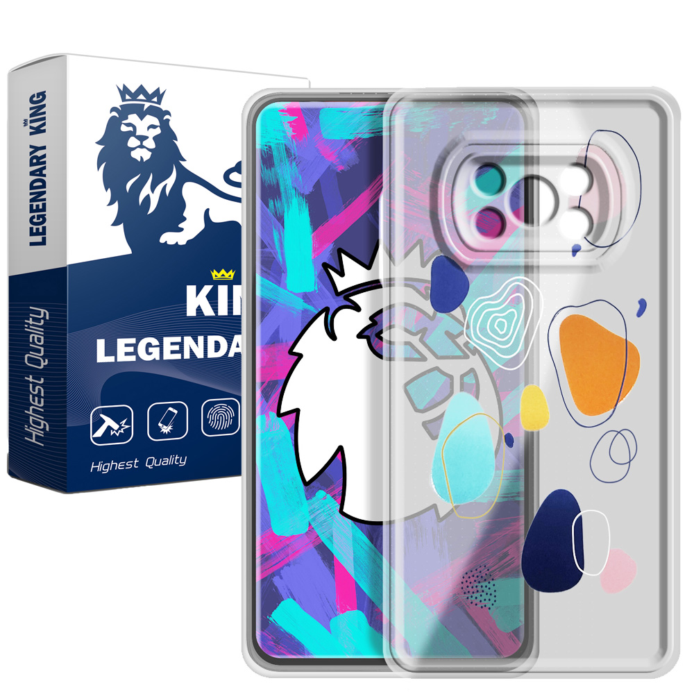  کاور  لاین کینگ مدل خال رنگی مناسب برای گوشی موبایل  شیائومی Poco X3 / Poco X3 Pro