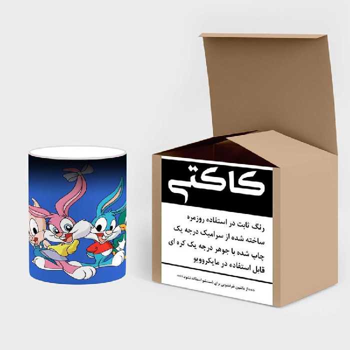 ماگ حرارتی کاکتی طرح کارتون Looney Tunes مدل mgh22724