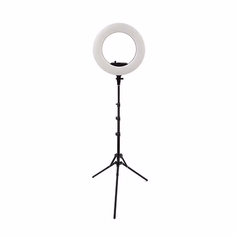 رینگ لایت مانیتوردار مدل FE-480D به همراه سه پایه