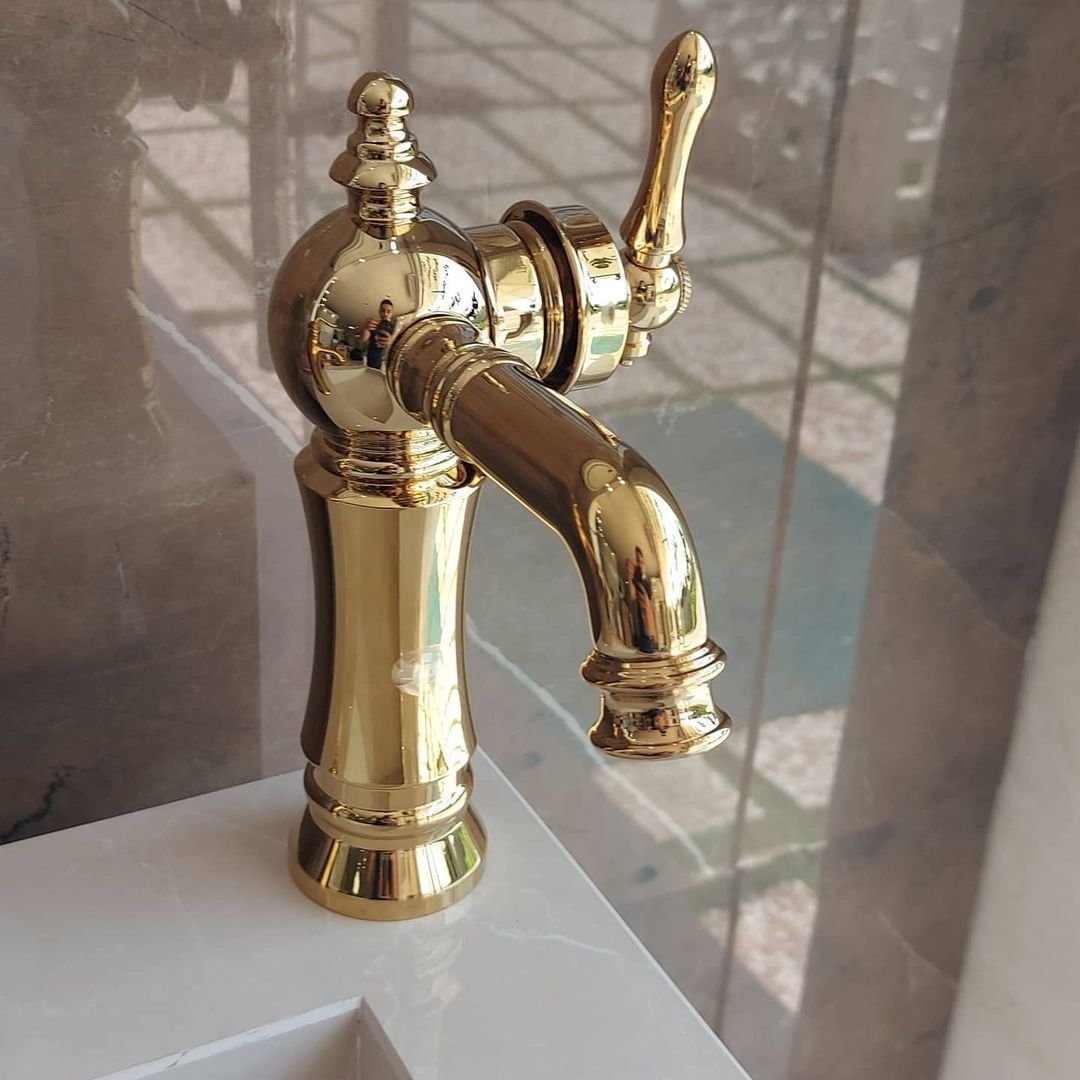 شیرالات شیرروشویی رنگ طلا