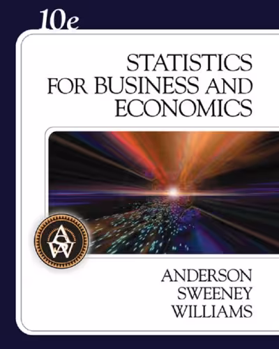 خرید و دانلود نسخه کامل کتاب Statistics for Business and Economics, Tenth Edition